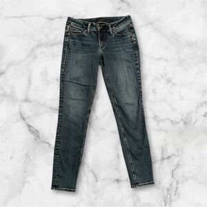 Silver Jeans Dark Wash Skinny Jeans